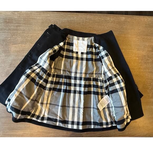 BURBERRY Children Black Peacoat Coat Jacket Girls size 4 - Picture 4 of 13